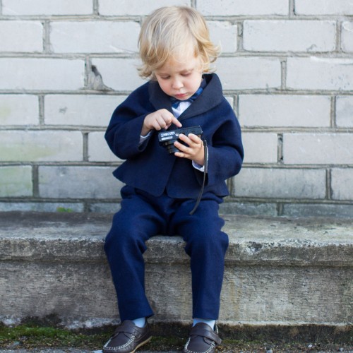 Felted Jacket for boy - wool coat - wool baby clothes - blue wool jacket - toddler jacket - wool jacket - boys outfit